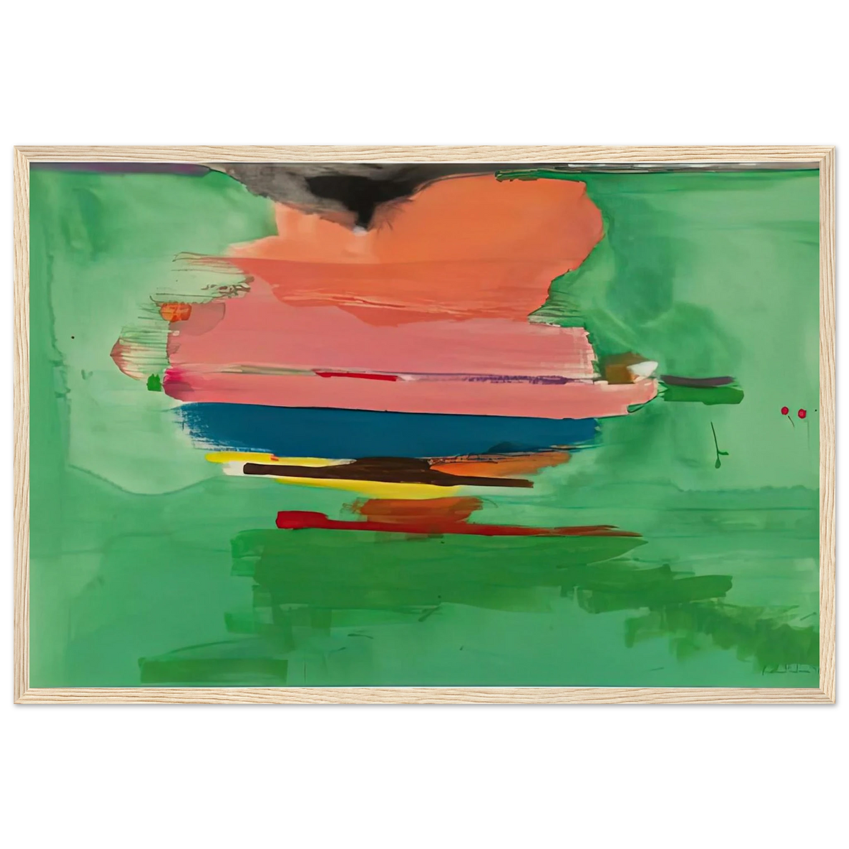 Untitled, 1973- Framed Poster | Helen Frankenthaler Framed Prints Wall Art | Frankenthaler Helen