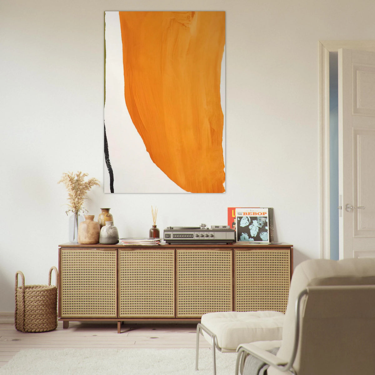 Orange Downpour - 1970 Poster | Helen Frankenthaler Poster | Frankenthaler Helen
