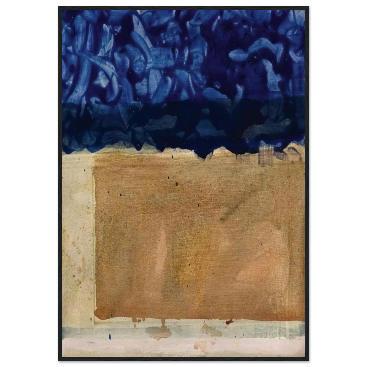 Shoreline - 1952 Framed Poster | Helen Frankenthaler Framed Prints Wall Art | Frankenthaler Helen