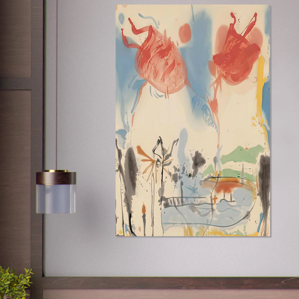 Round Trip, 1957- Poster | Helen Frankenthaler Poster | Frankenthaler Helen