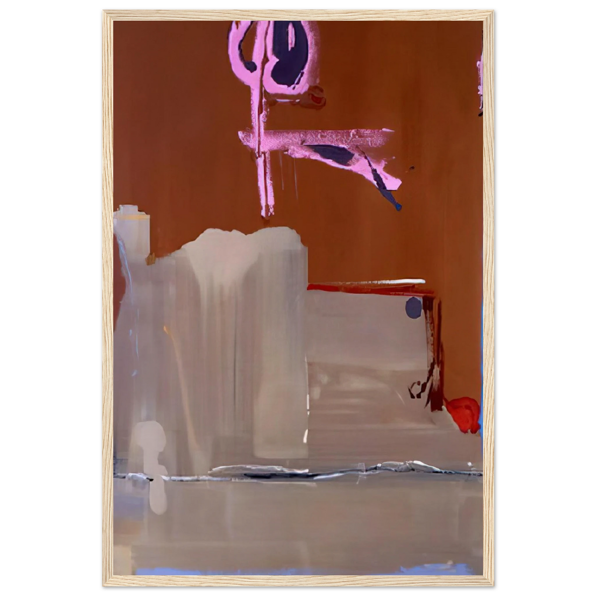 Captain s Watch - 1986 Framed Poster | Helen Frankenthaler Framed Prints Wall Art | Frankenthaler Helen