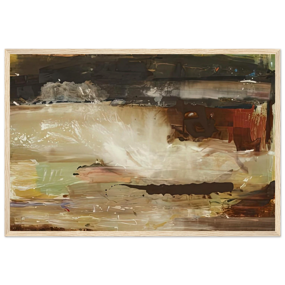For E.M., 1981- Framed Poster | Helen Frankenthaler Framed Prints Wall Art | Frankenthaler Helen