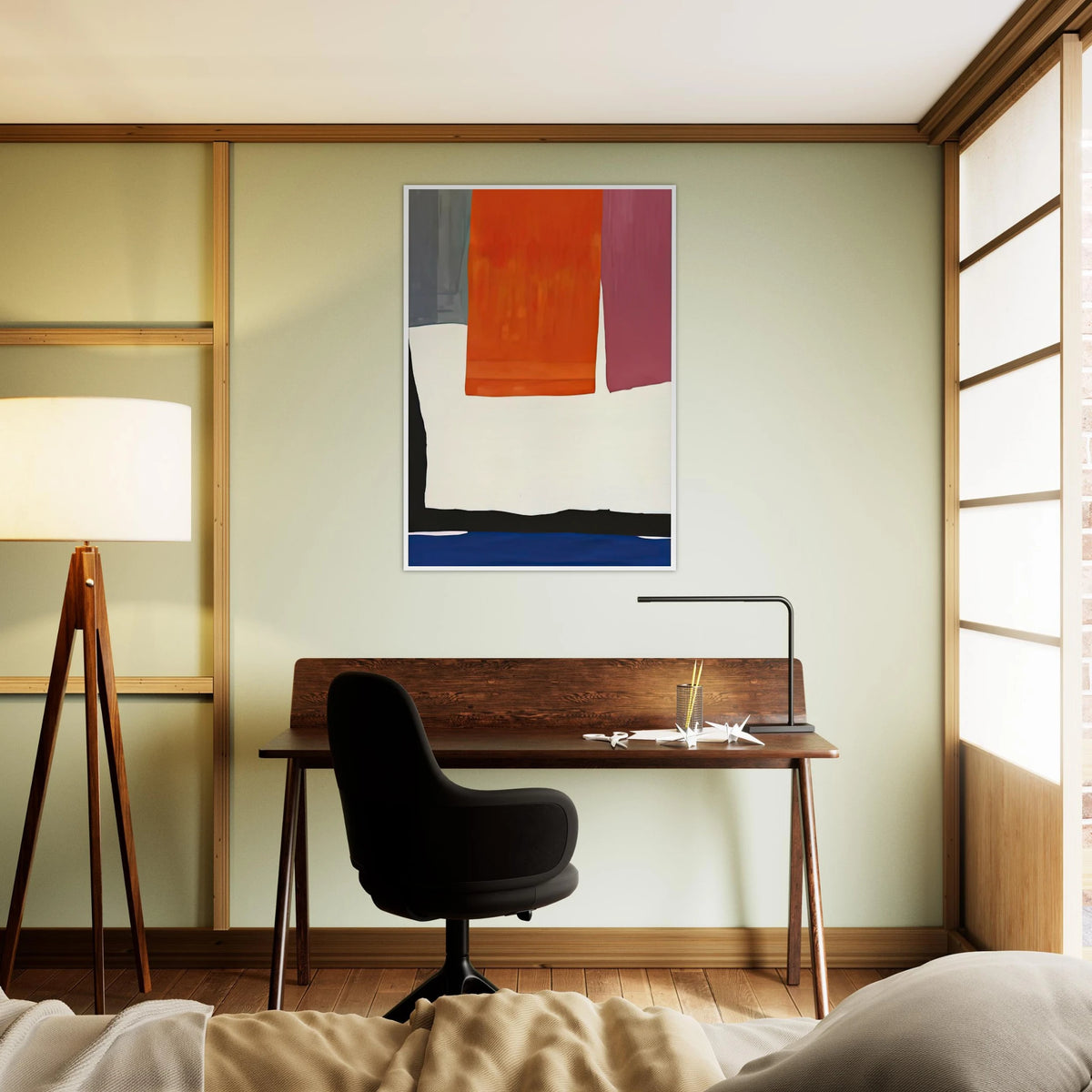 The Human Edge, 1967- Framed Poster | Helen Frankenthaler Framed Prints Wall Art | Frankenthaler Helen