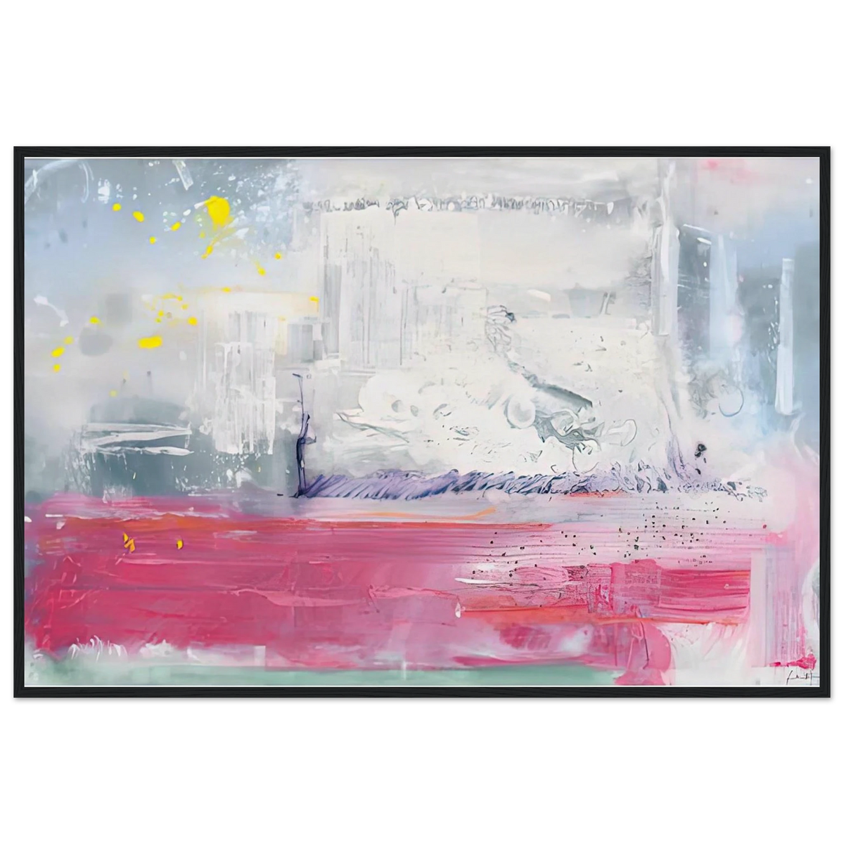 Hot Ice, 1990- Framed Poster | Helen Frankenthaler Framed Prints Wall Art | Frankenthaler Helen