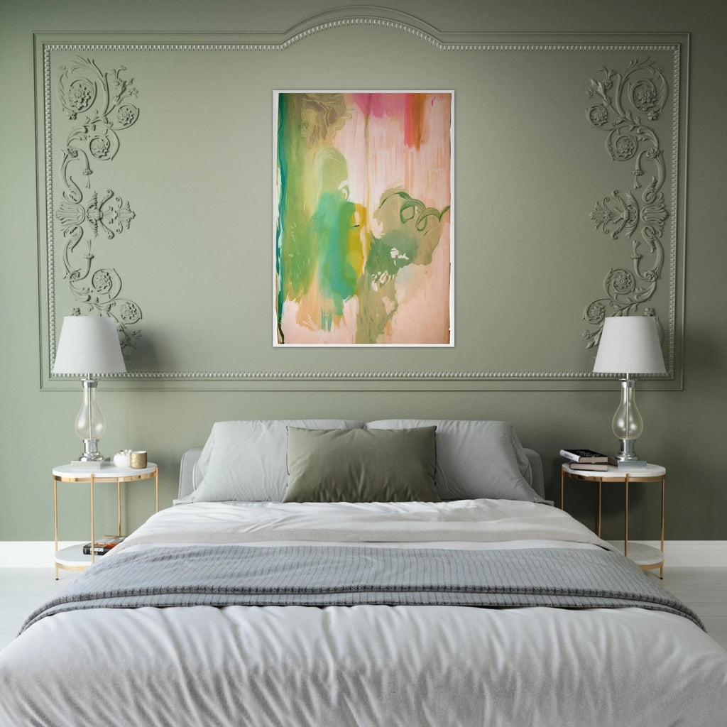 Snow Pines - 2004 Framed Poster | Helen Frankenthaler Framed Prints Wall Art | Frankenthaler Helen