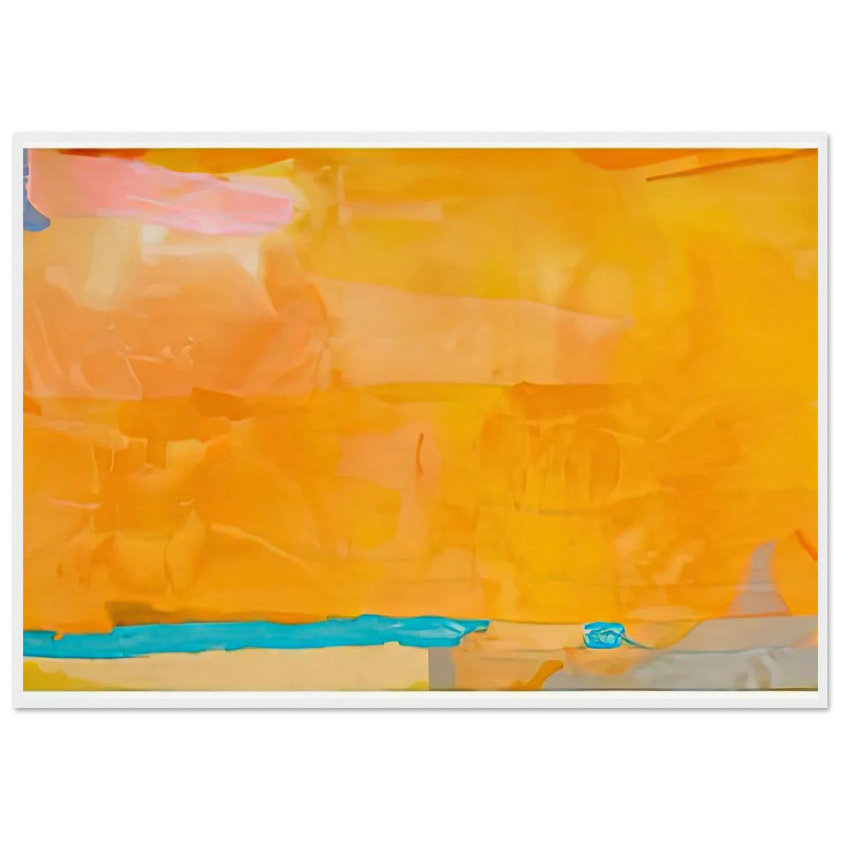 Royal Fireworks, 1975- Framed Poster | Helen Frankenthaler Framed Prints Wall Art | Frankenthaler Helen