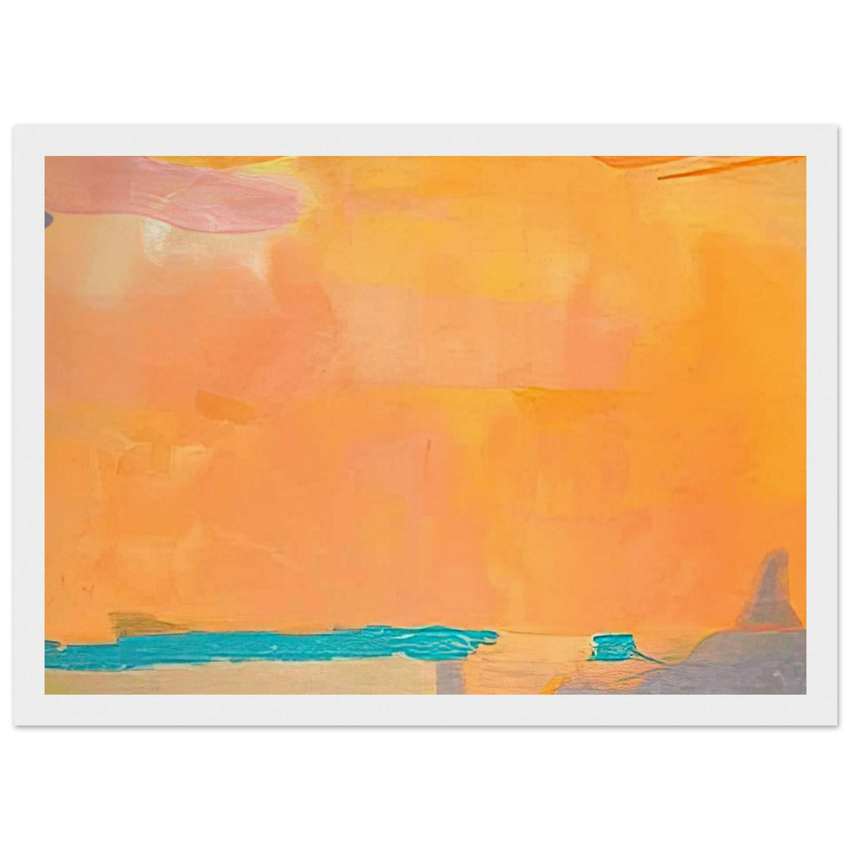 Royal Fireworks - 1975 Framed Poster | Helen Frankenthaler Framed Prints Wall Art | Frankenthaler Helen