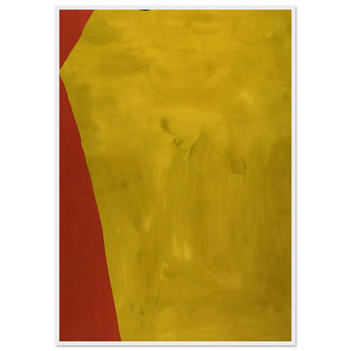 Blessing of the Fleet - 1969 Framed Poster | Helen Frankenthaler Framed Prints Wall Art | Frankenthaler Helen