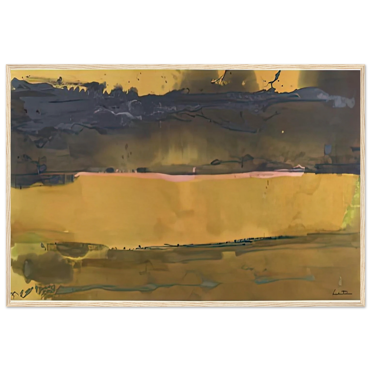 Shippan October, 1981- Framed Poster | Helen Frankenthaler Framed Prints Wall Art | Frankenthaler Helen
