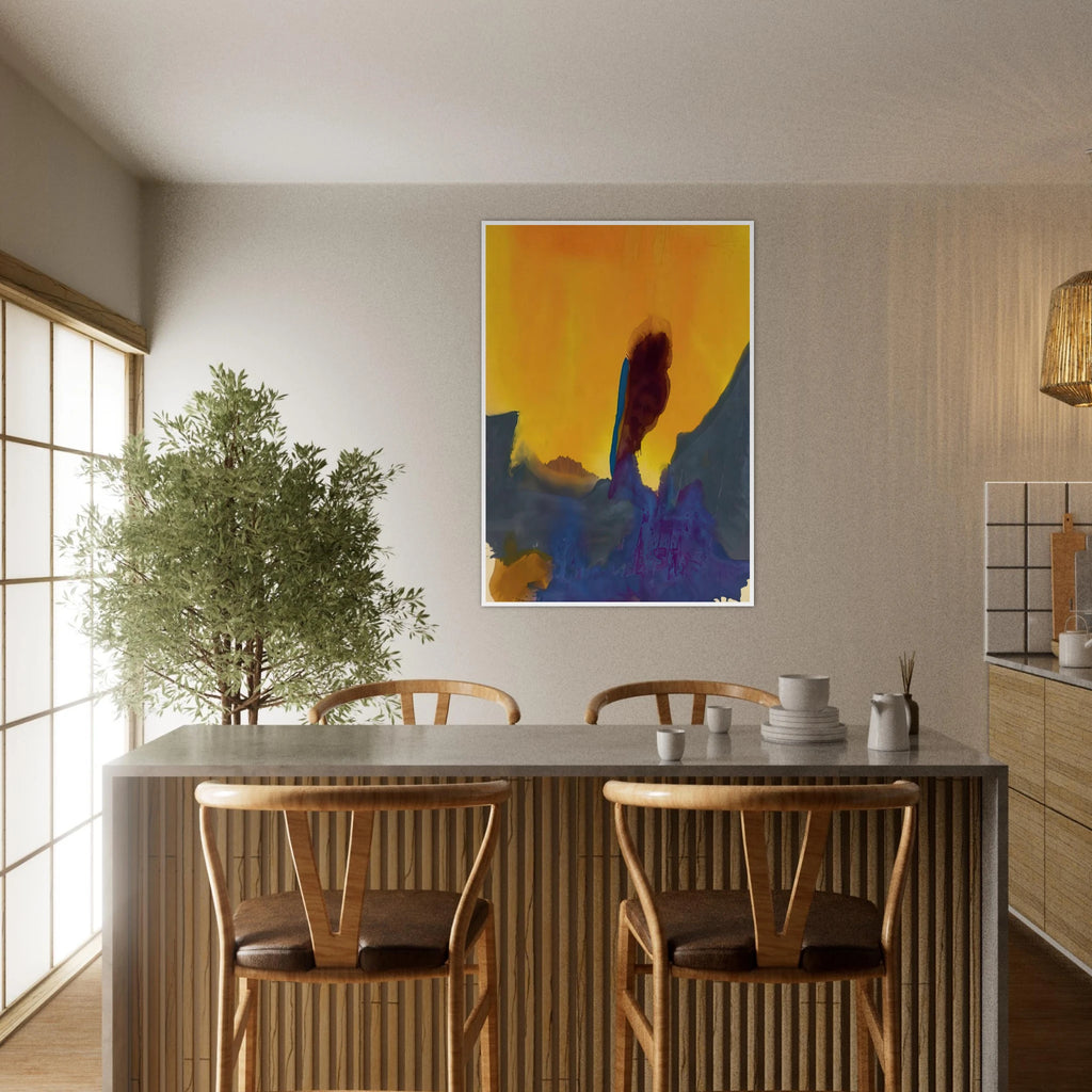 Glow II - 1968 Framed Poster | Helen Frankenthaler Framed Prints Wall Art | Frankenthaler Helen