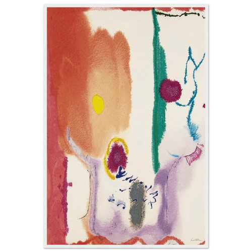 Beginnings - 2002 Framed Poster | Helen Frankenthaler Framed Prints Wall Art | Frankenthaler Helen