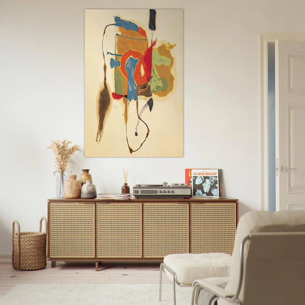 Blue Form in a Scene, 1961- Poster | Helen Frankenthaler Poster | Frankenthaler Helen