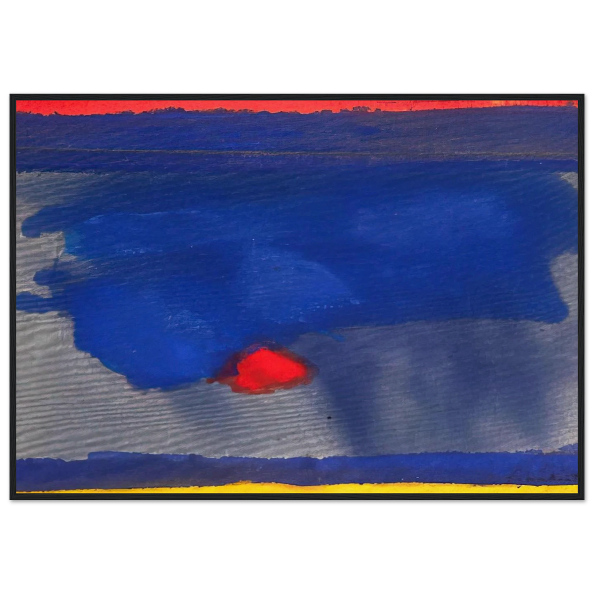 Provincetown - 1964 Framed Poster | Helen Frankenthaler Framed Prints Wall Art | Frankenthaler Helen