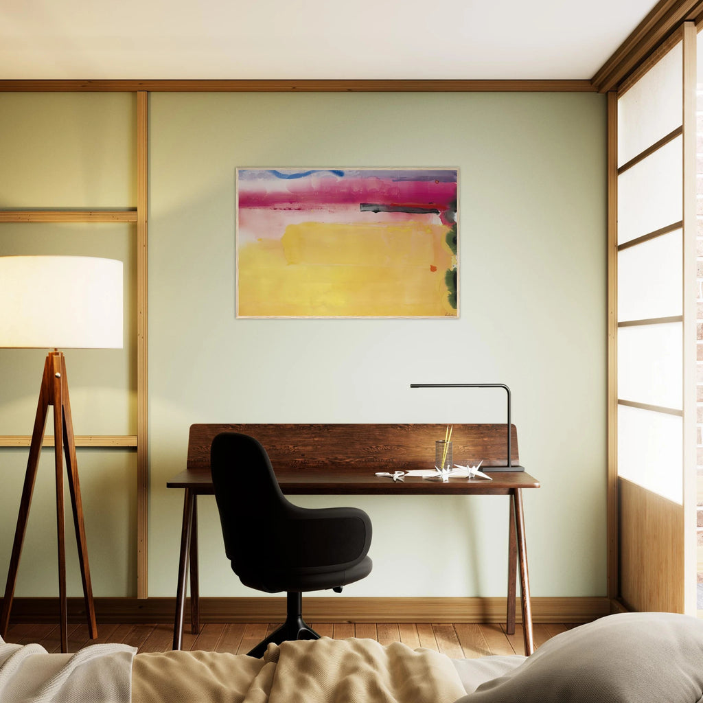 Black-Eyed Susan - 1988 Framed Poster | Helen Frankenthaler Framed Prints Wall Art | Frankenthaler Helen