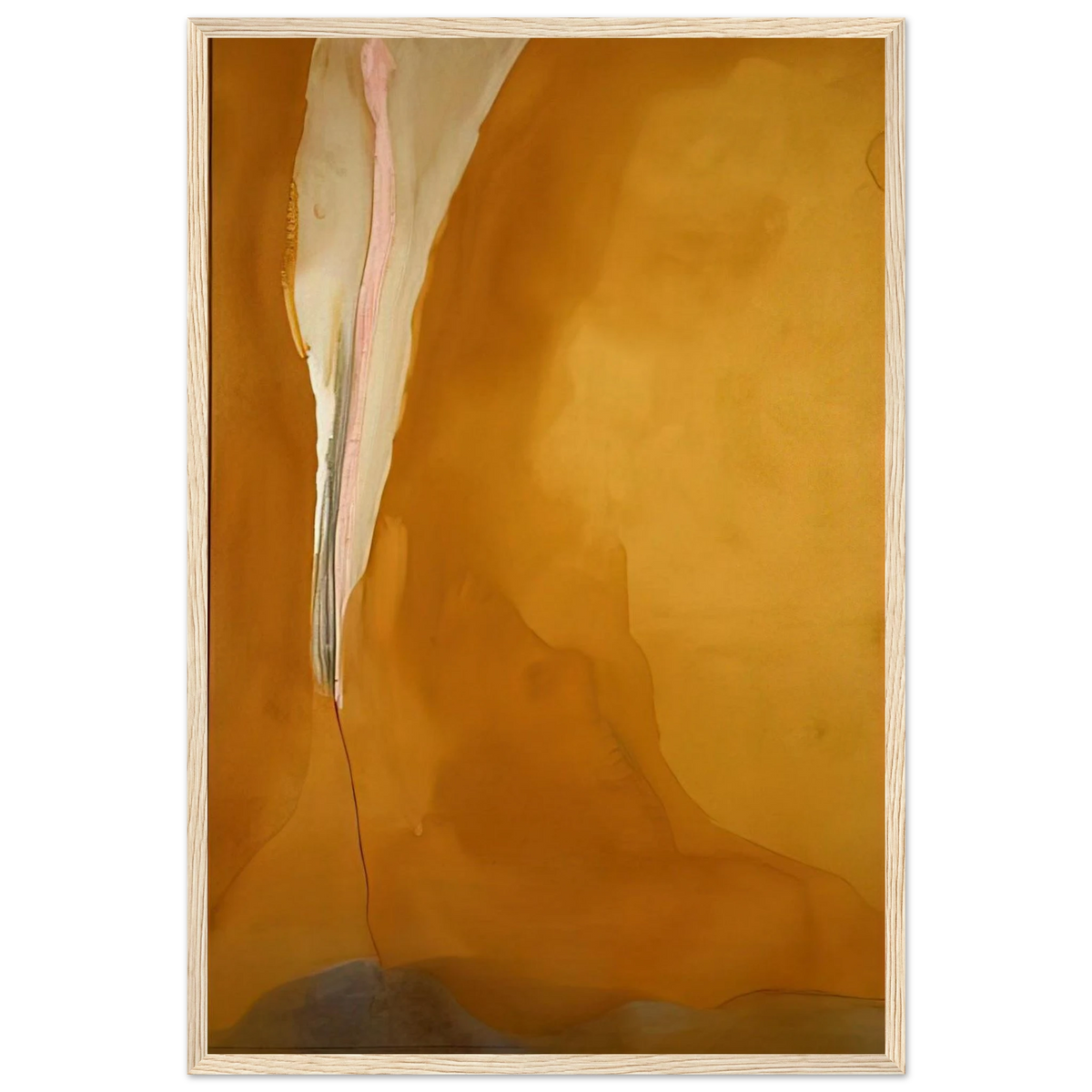 Coral Wedge - 1972 Framed Poster | Helen Frankenthaler Framed Prints Wall Art | Frankenthaler Helen
