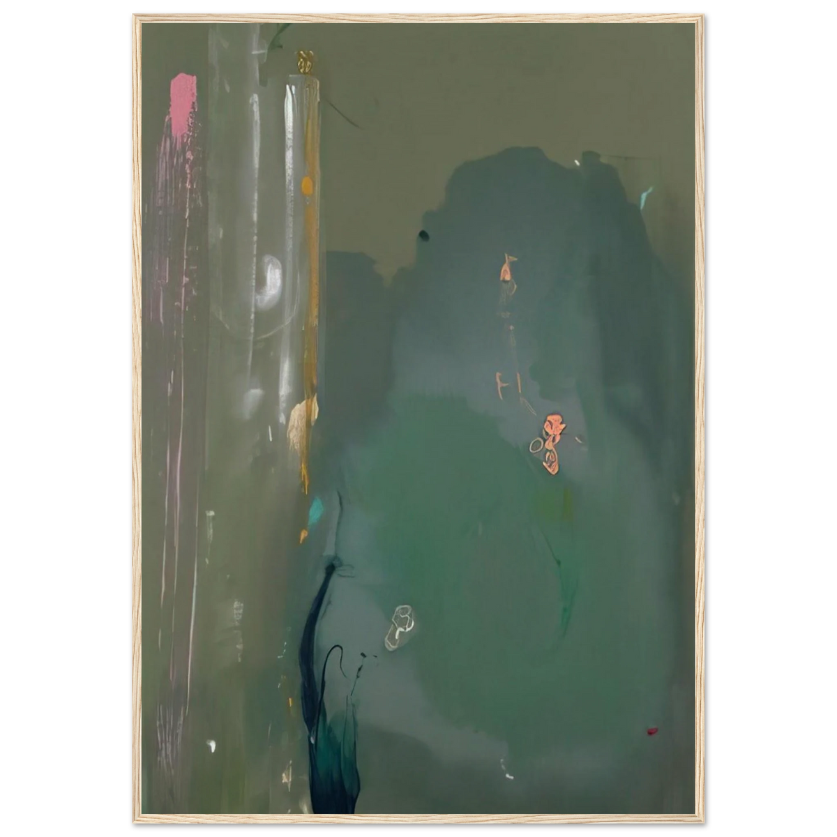 Côte d Argent - 1980 Framed Poster | Helen Frankenthaler Framed Prints Wall Art | Frankenthaler Helen