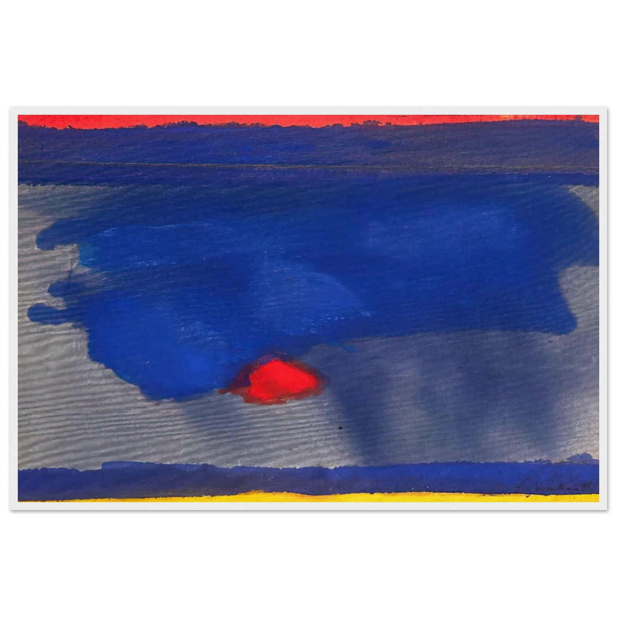 Provincetown - 1964 Framed Poster | Helen Frankenthaler Framed Prints Wall Art | Frankenthaler Helen