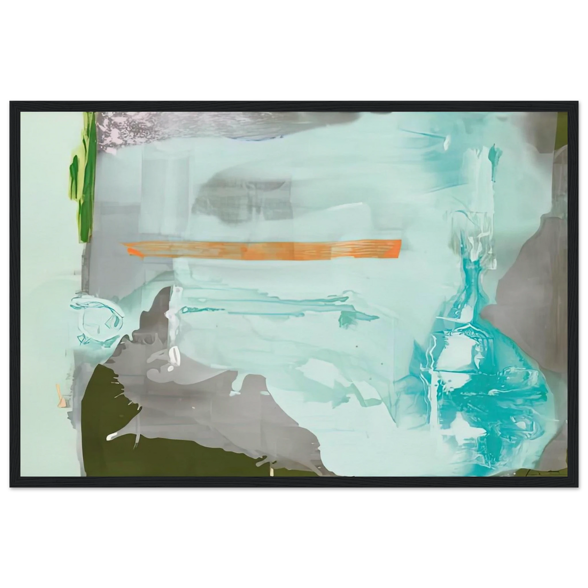 Poseidon, 1990- Framed Poster | Helen Frankenthaler Framed Prints Wall Art | Frankenthaler Helen