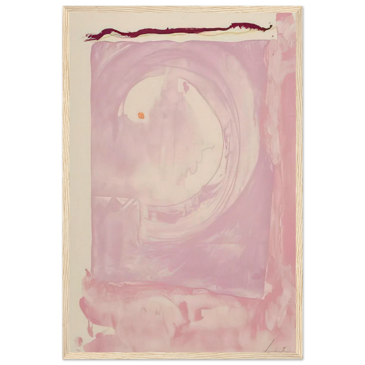 Reflections IX - 1995 Framed Poster | Helen Frankenthaler Framed Prints Wall Art | Frankenthaler Helen