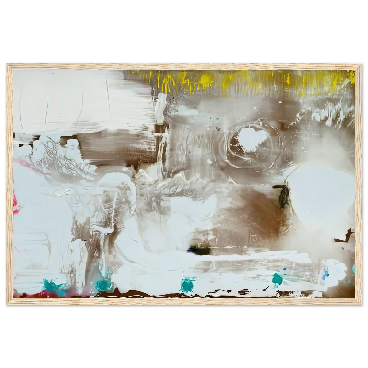 Arctic Thaw, 1990- Framed Poster | Helen Frankenthaler Framed Prints Wall Art | Frankenthaler Helen