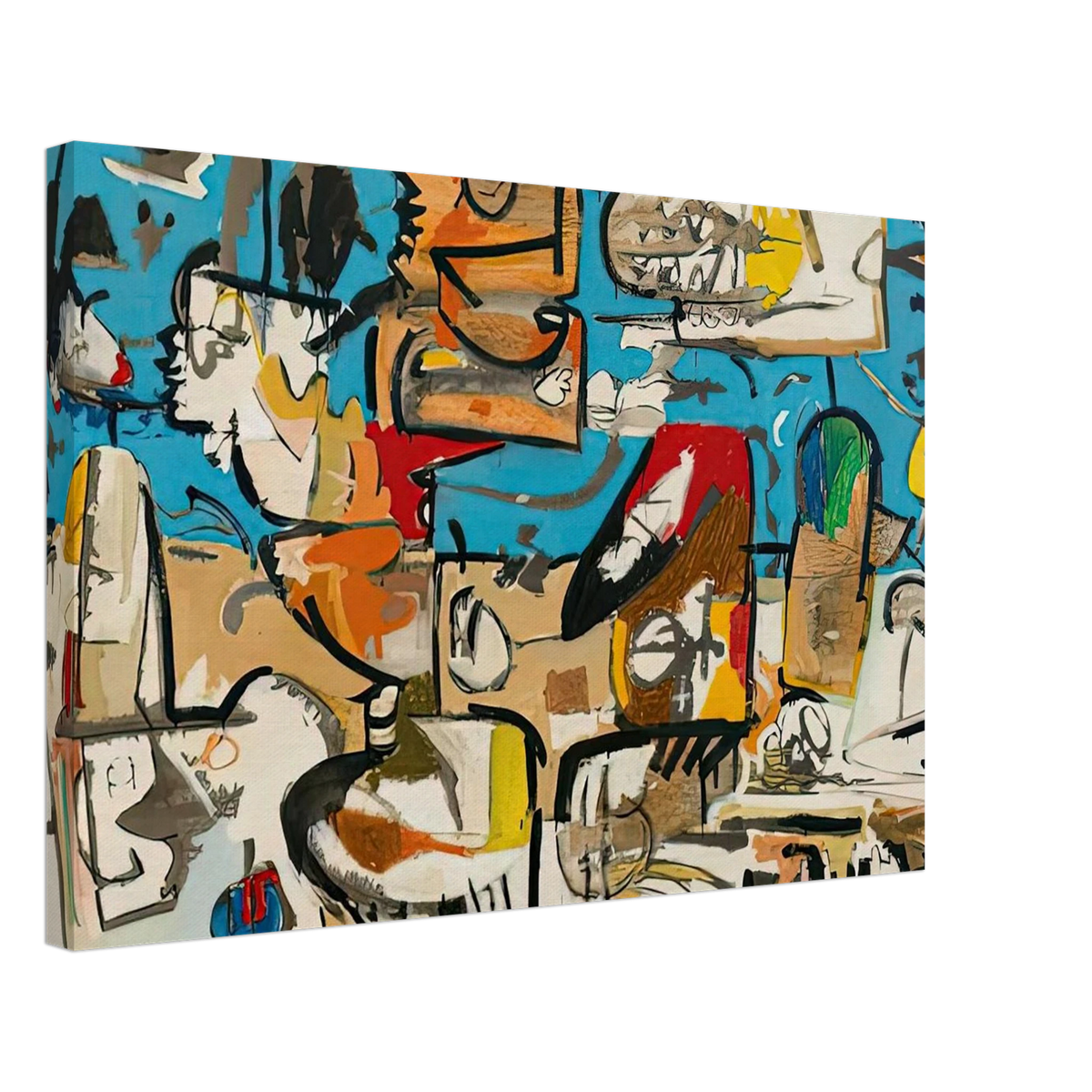 Untitled, 1951- Canvas | Helen Frankenthaler Canvas | Frankenthaler Helen