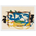 Swan Lake I, 1961- Framed Poster | Helen Frankenthaler Framed Prints Wall Art | Frankenthaler Helen