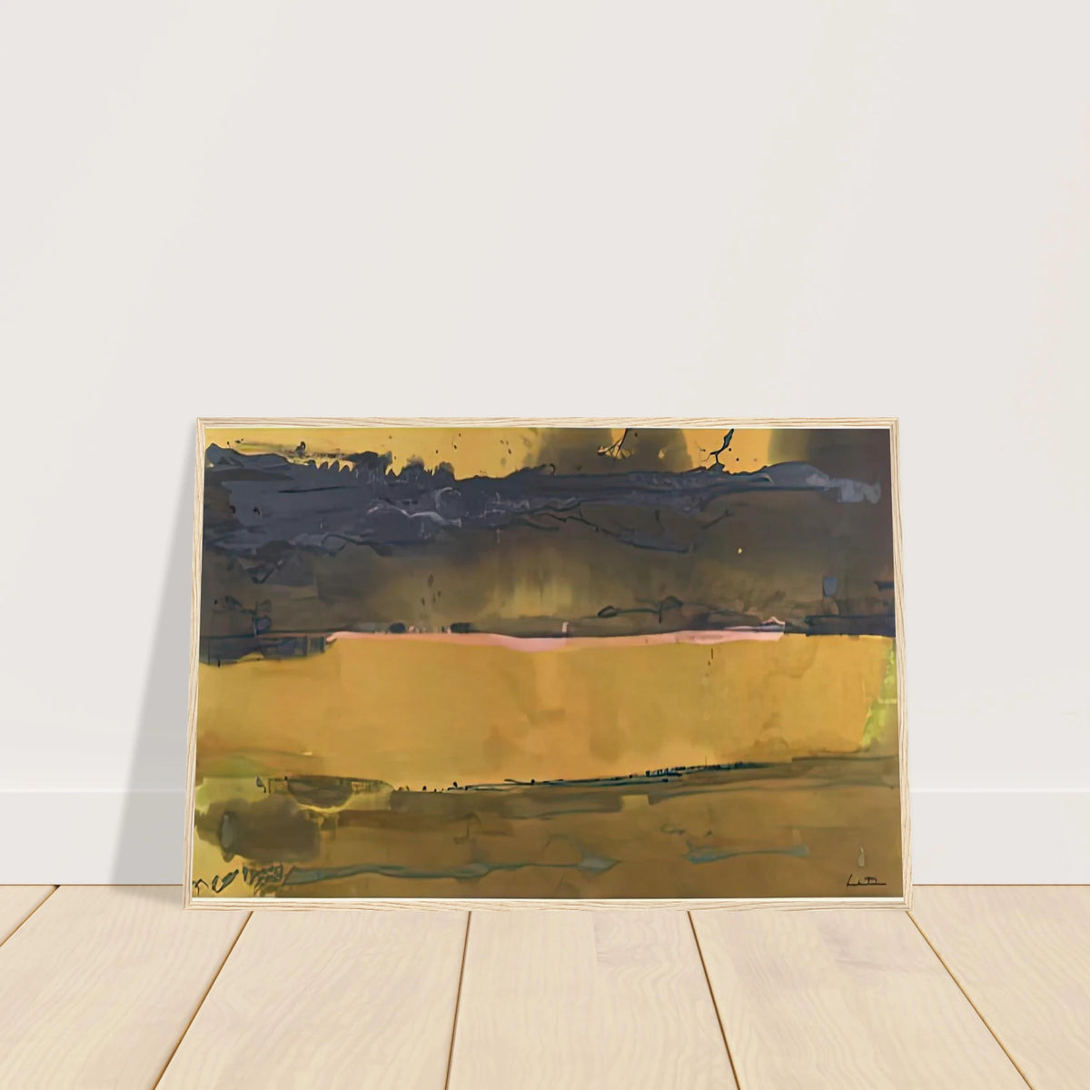 Shippan October, 1981- Framed Poster | Helen Frankenthaler Framed Prints Wall Art | Frankenthaler Helen