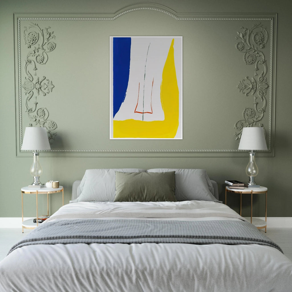 Sun Corner - 1968 Framed Poster | Helen Frankenthaler Framed Prints Wall Art | Frankenthaler Helen