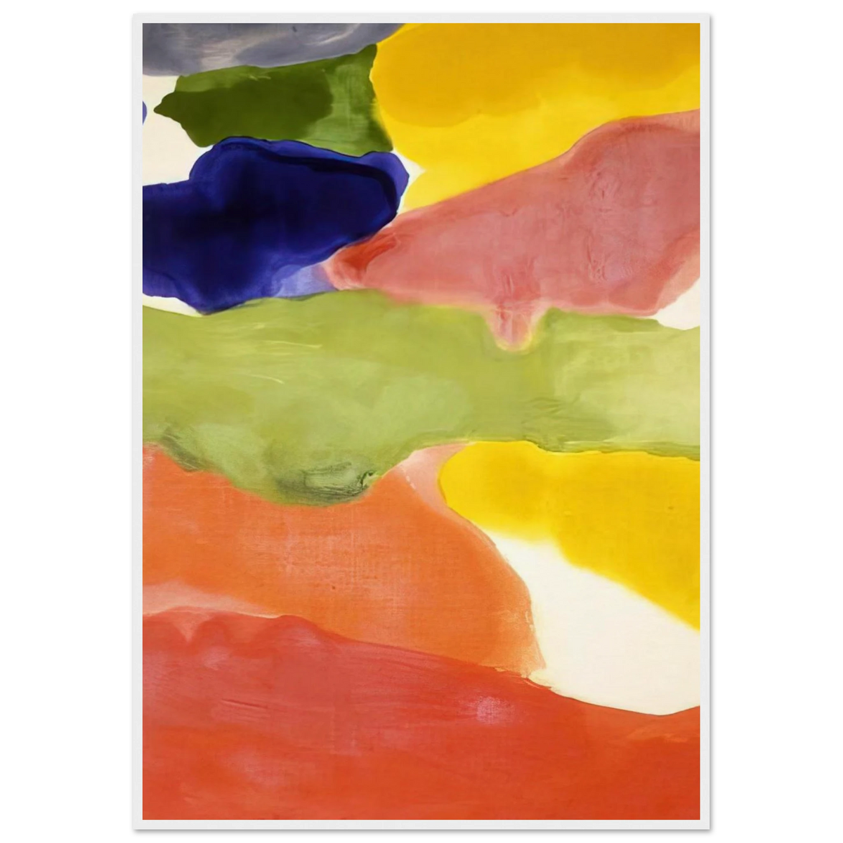 Tutti-Fruitti - 1966 Framed Poster | Helen Frankenthaler Framed Prints Wall Art | Frankenthaler Helen