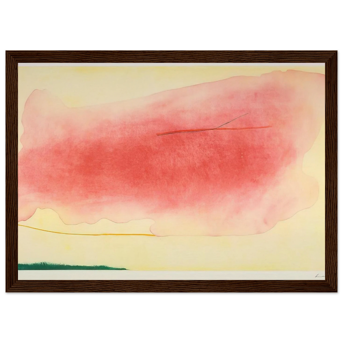 Nepenthe - 1972 Framed Poster | Helen Frankenthaler Framed Prints Wall Art | Frankenthaler Helen