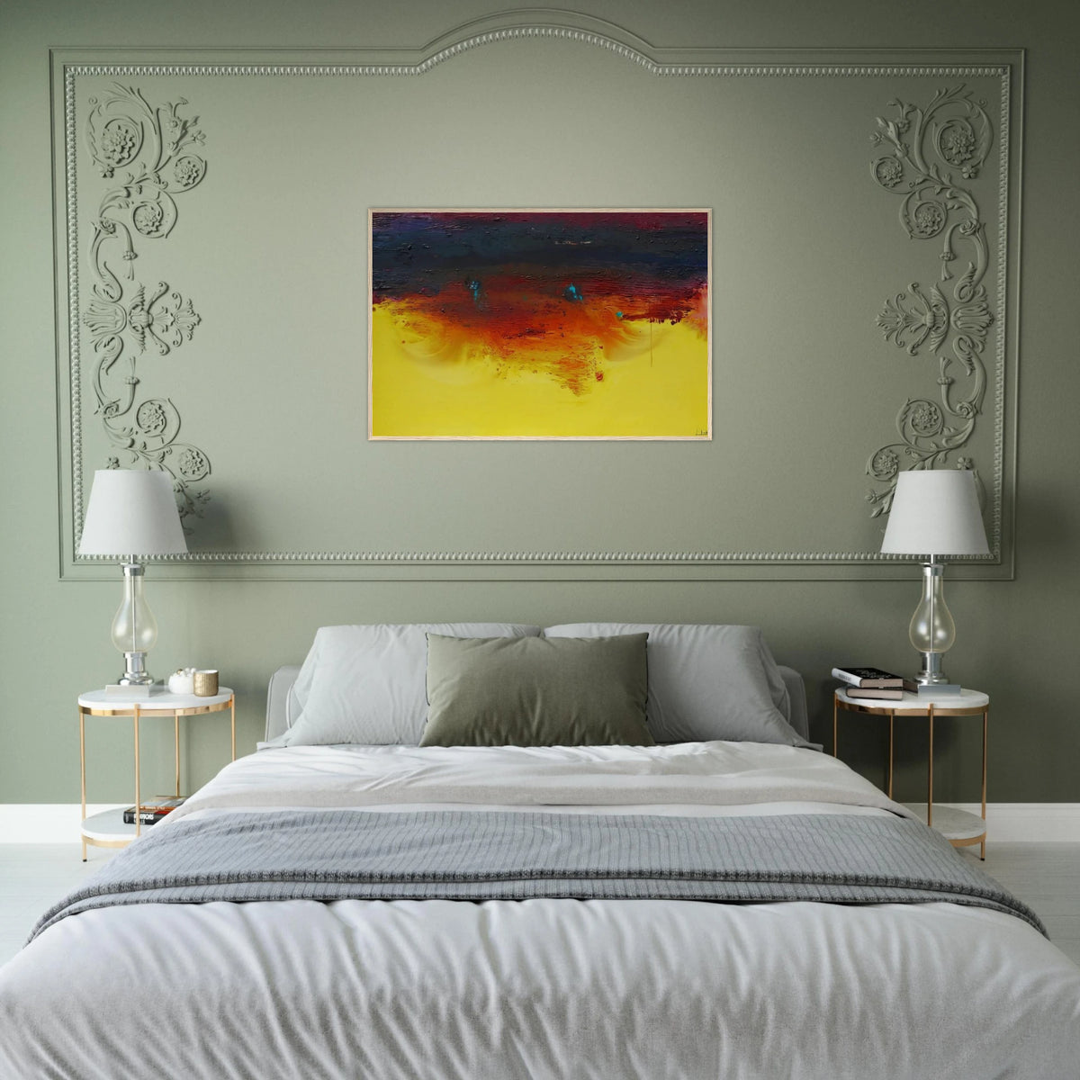 Adirondacks - 1992 Framed Poster | Helen Frankenthaler Framed Prints Wall Art | Frankenthaler Helen