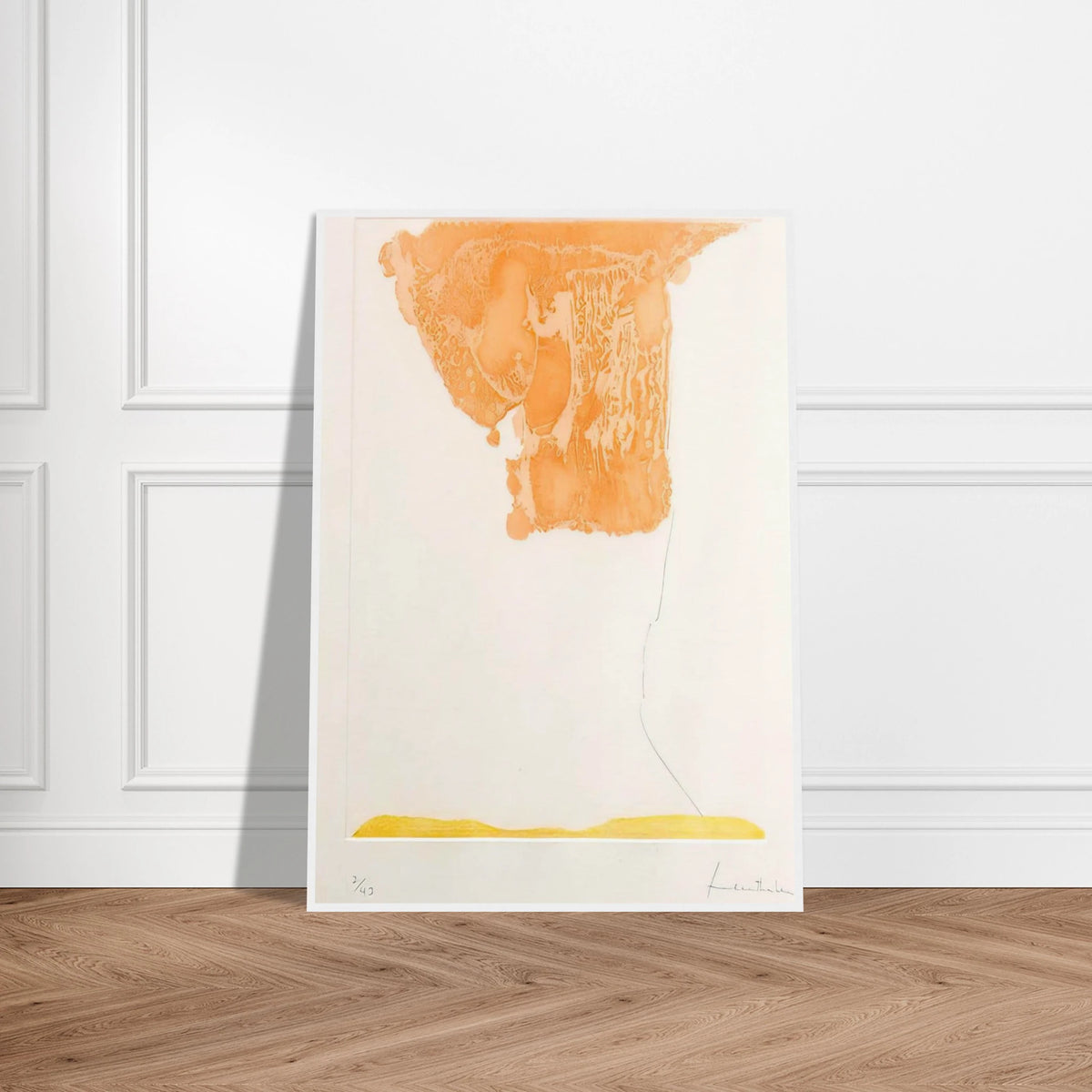 Pranzo Italiano - 1973 Framed Poster | Helen Frankenthaler Framed Prints Wall Art | Frankenthaler Helen