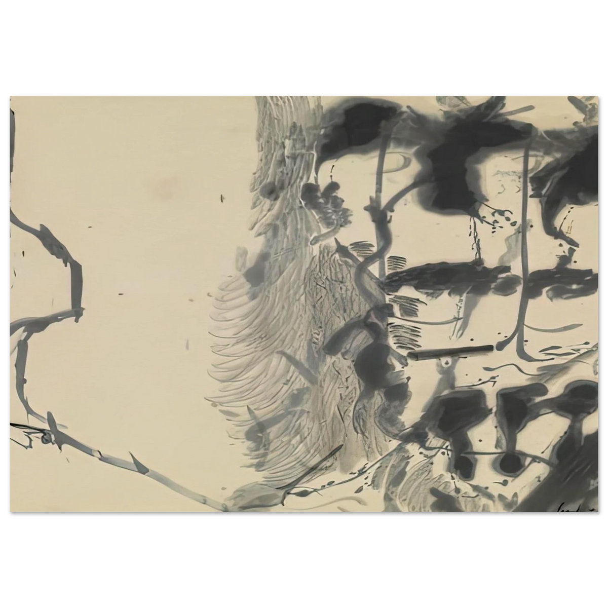 New York Bamboo, 1957- Poster | Helen Frankenthaler Poster | Frankenthaler Helen