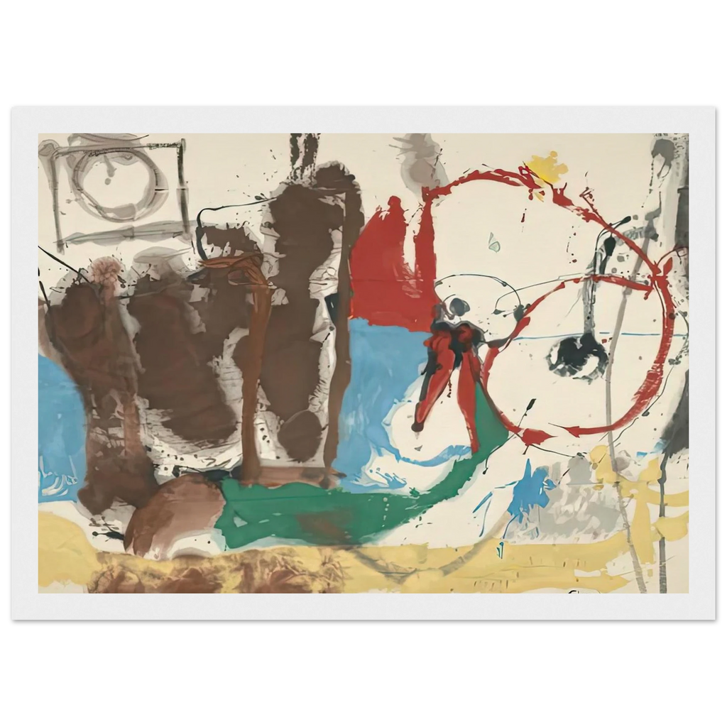 Mother Goose Melody, 1959- Framed Poster | Helen Frankenthaler Framed Prints Wall Art | Frankenthaler Helen