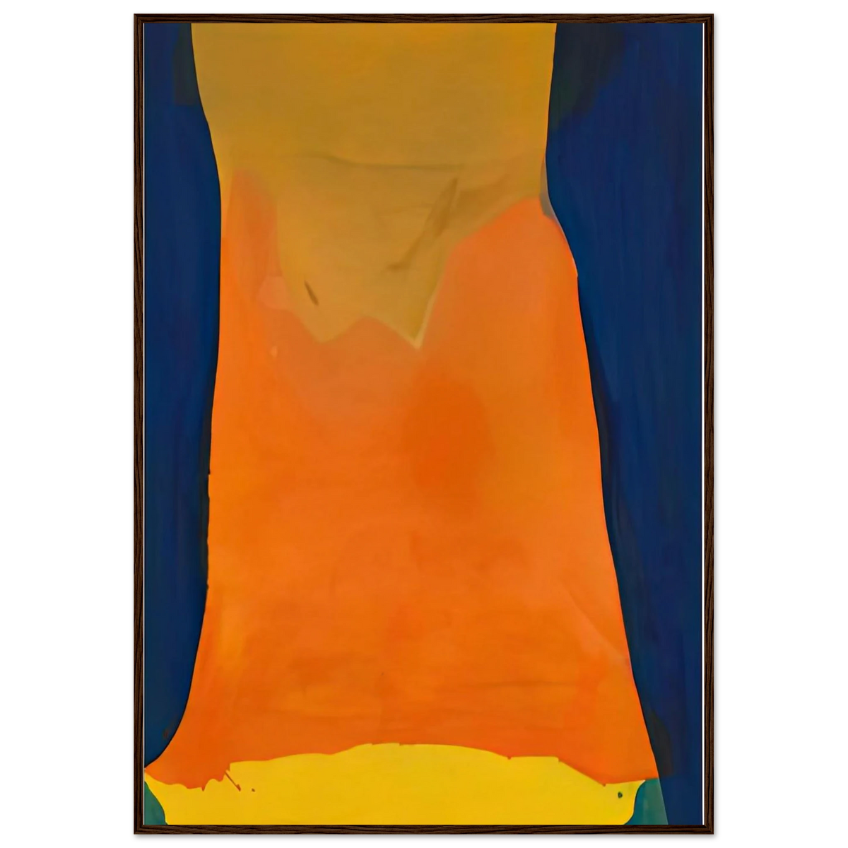 Orange Mood, 1963-64- Framed Poster | Helen Frankenthaler Framed Prints Wall Art | Frankenthaler Helen