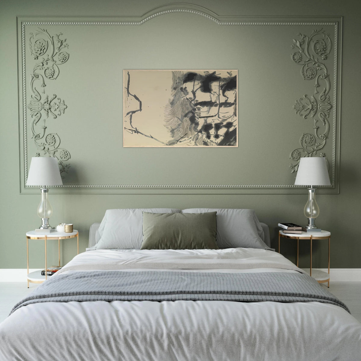 New York Bamboo, 1957- Framed Poster | Helen Frankenthaler Framed Prints Wall Art | Frankenthaler Helen