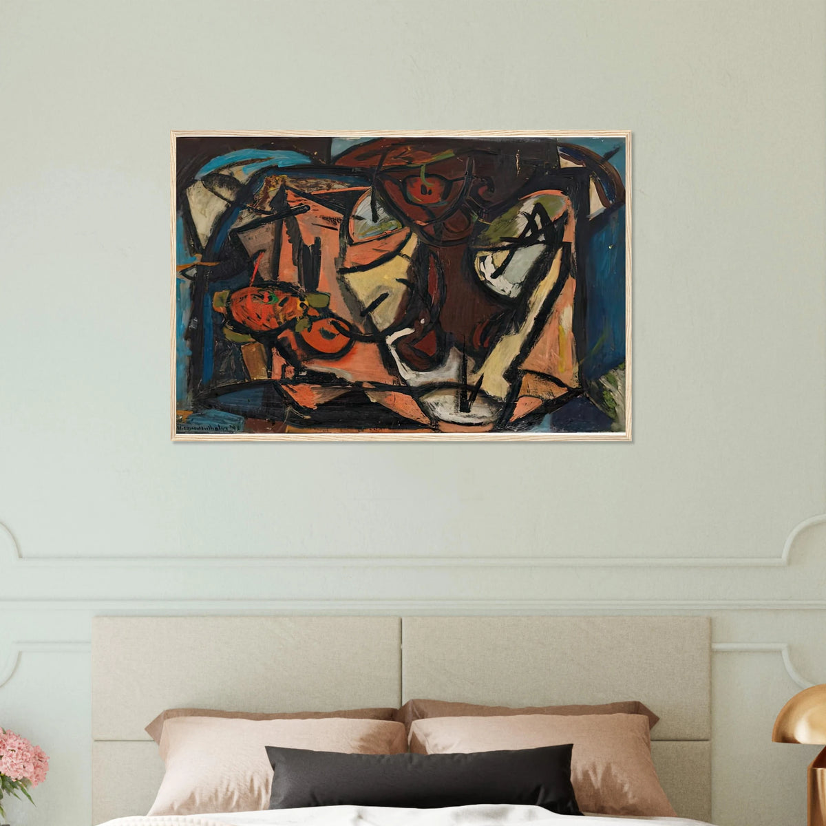 Still Life, 1948- Framed Poster | Helen Frankenthaler Framed Prints Wall Art | Frankenthaler Helen