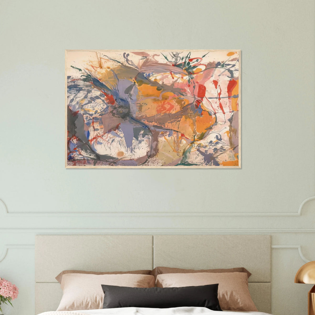 Before the Caves, 1958- Framed Poster | Helen Frankenthaler Framed Prints Wall Art | Frankenthaler Helen