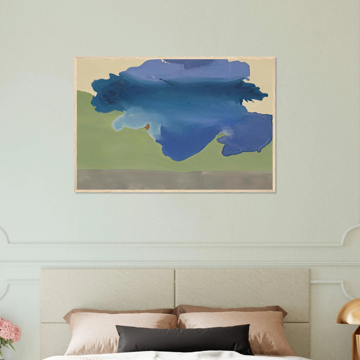 The Bay, 1963- Framed Poster | Helen Frankenthaler Framed Prints Wall Art | Frankenthaler Helen