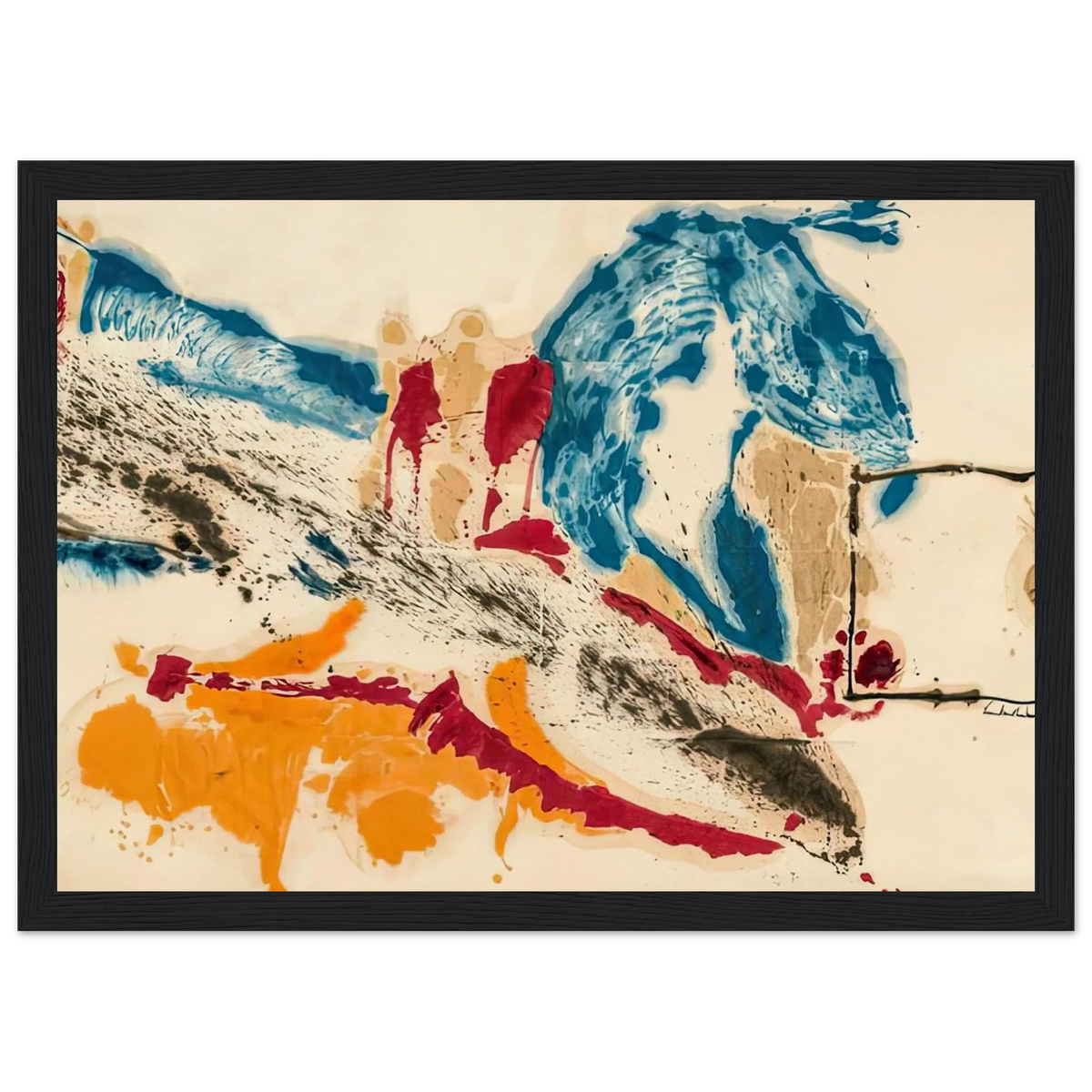 Alassio, 1960- Framed Poster | Helen Frankenthaler Framed Prints Wall Art | Frankenthaler Helen