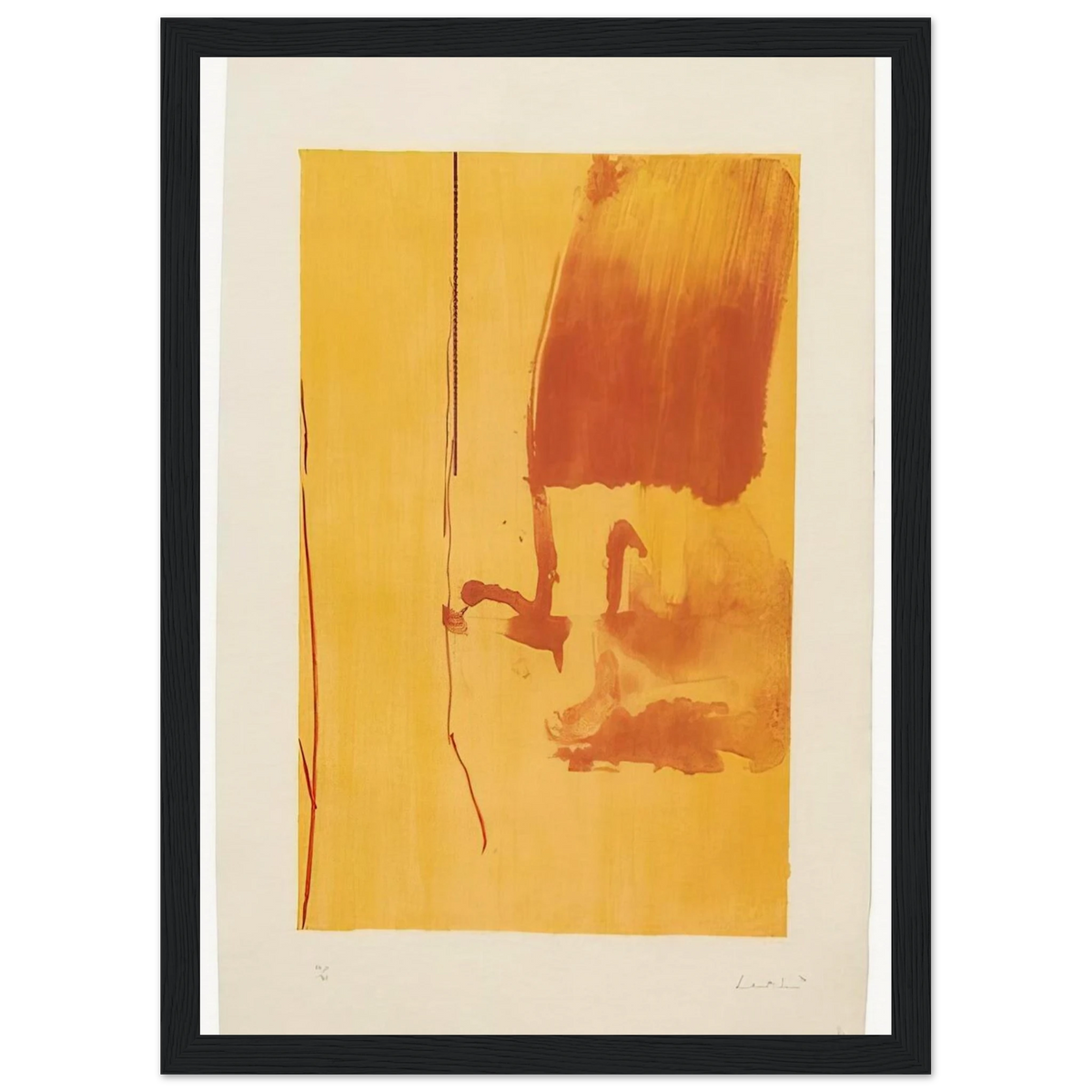 Harvest - 1976 Framed Poster | Helen Frankenthaler Framed Prints Wall Art | Frankenthaler Helen