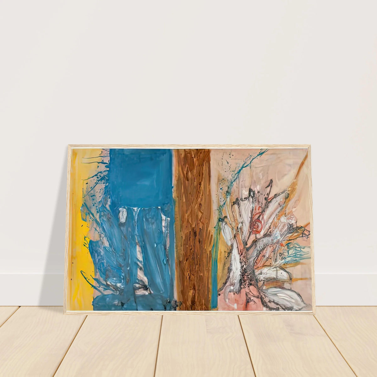 The Façade, 1954- Framed Poster | Helen Frankenthaler Framed Prints Wall Art | Frankenthaler Helen