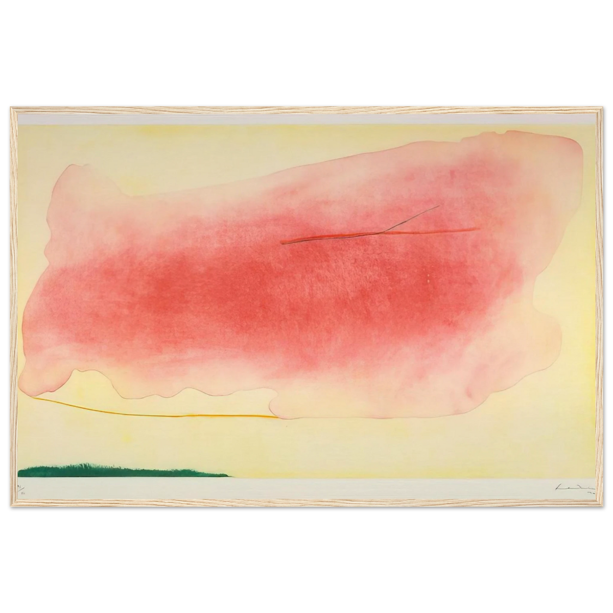 Nepenthe - 1972 Framed Poster | Helen Frankenthaler Framed Prints Wall Art | Frankenthaler Helen