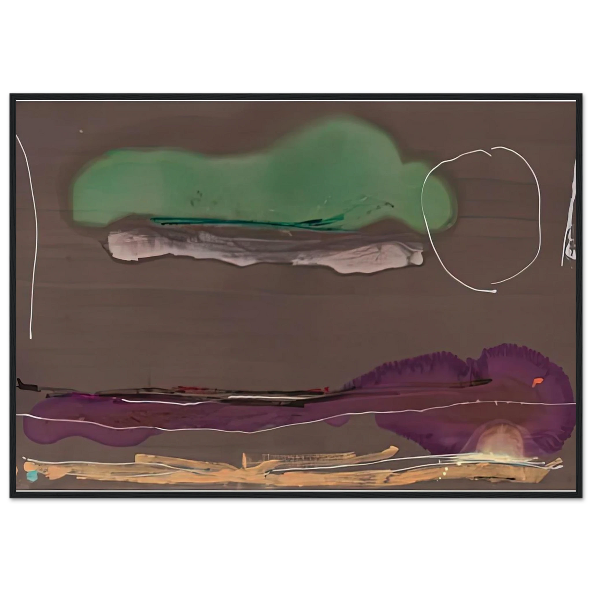 Madrid, 1984- Framed Poster | Helen Frankenthaler Framed Prints Wall Art | Frankenthaler Helen