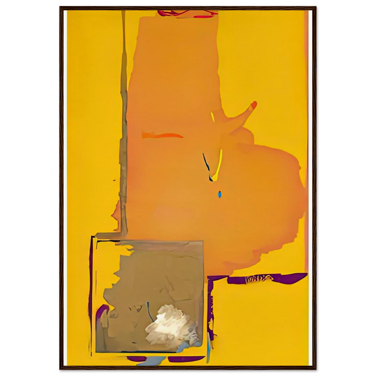 Mardi Gras, 1987- Framed Poster | Helen Frankenthaler Framed Prints Wall Art | Frankenthaler Helen