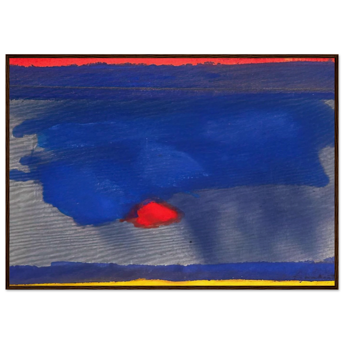 Provincetown - 1964 Framed Poster | Helen Frankenthaler Framed Prints Wall Art | Frankenthaler Helen