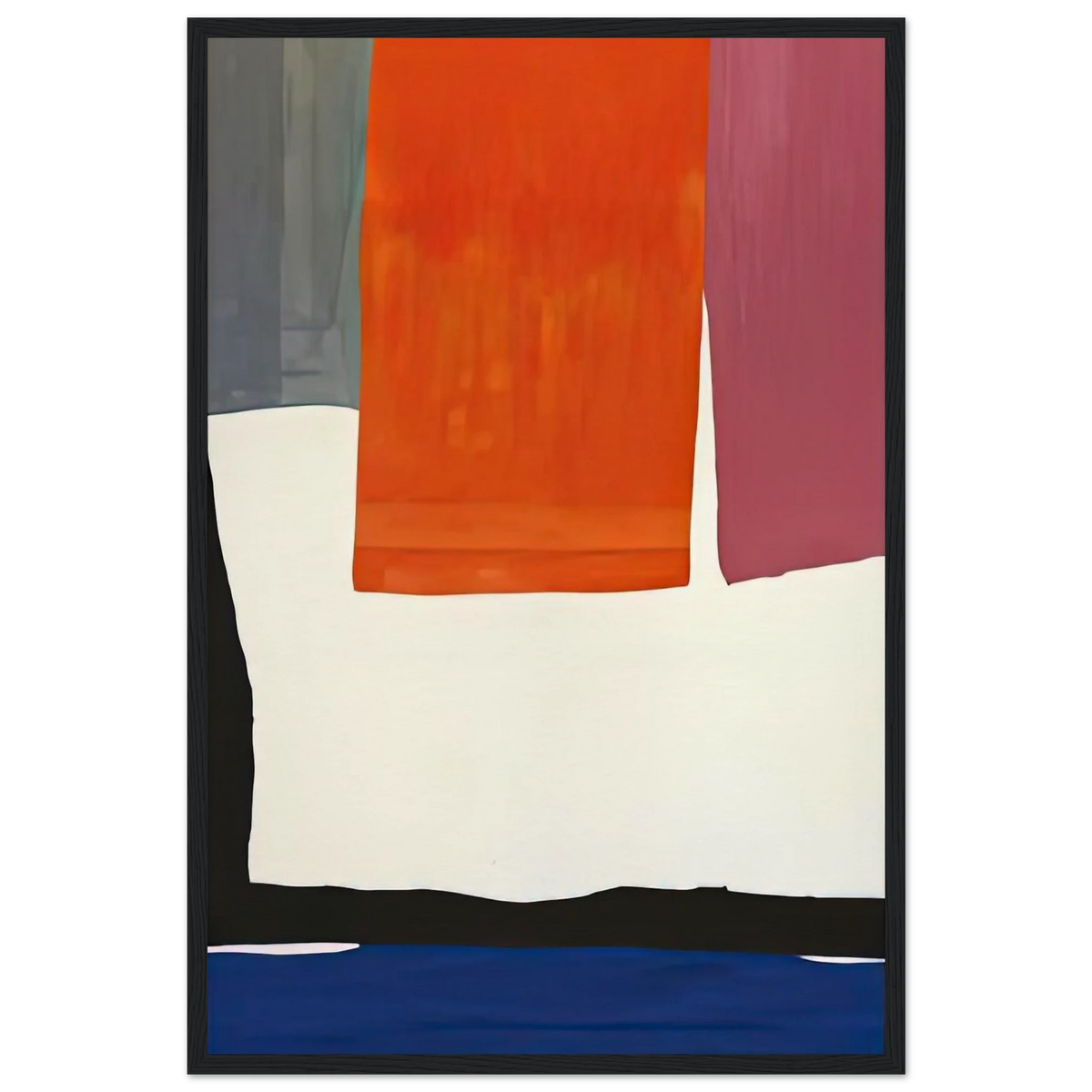 The Human Edge, 1967- Framed Poster | Helen Frankenthaler Framed Prints Wall Art | Frankenthaler Helen