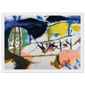 Acres - 1959 Framed Poster | Helen Frankenthaler Framed Prints Wall Art | Frankenthaler Helen
