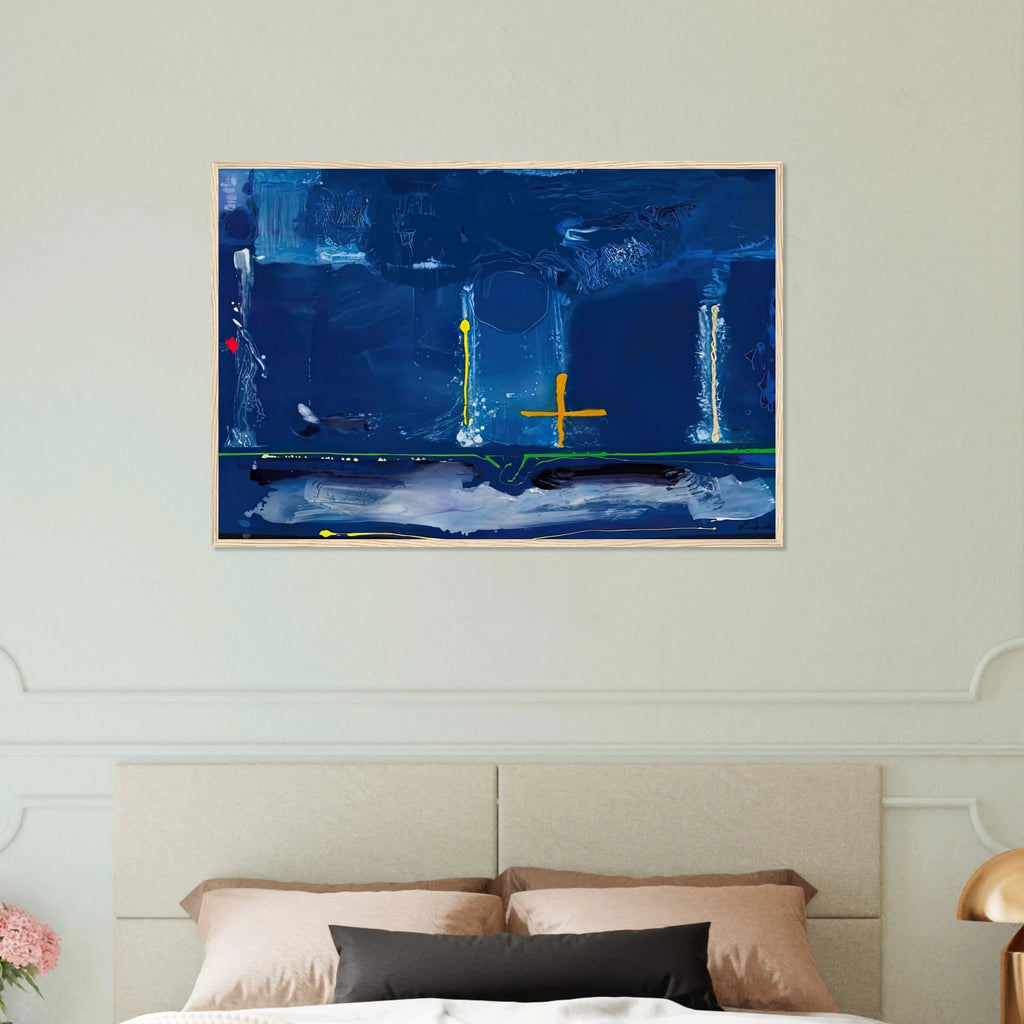 Sister Sky, 1991- Framed Poster | Helen Frankenthaler Framed Prints Wall Art | Frankenthaler Helen