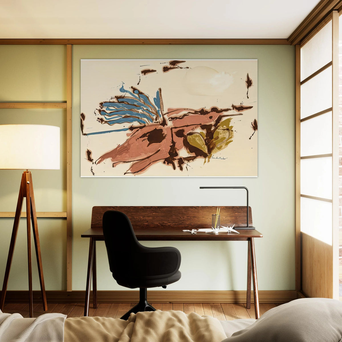 Pink Bird Figure I, 1961- Poster | Helen Frankenthaler Poster | Frankenthaler Helen